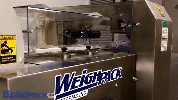 Packaging Plastic Molded Pieces - SleekWrapper 65 horizontal flow wrapper