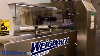 Packaging Plastic Molded Pieces - SleekWrapper 65 horizontal flow wrapper