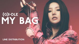 (G)I-DLE - MY BAG | Line Distribution