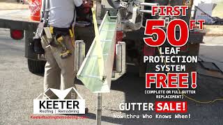 Gutter Sale - Keeter Roofing and Remodeling