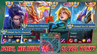 KERASNYA AWAL SEASON !! Pertarungan MMR Top Global Tergila Sampai Late Game !! ~ MLBB