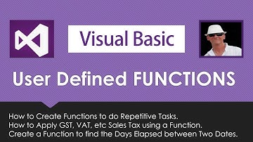 How to Code User Programmer Functions in Visual Basic VB Net