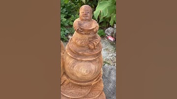 Tượng di lặc ngồi tiền vàng gỗ ngọc am thơm nức #đồgỗmỹnghệcaocấp #trending #huânnguyễn
