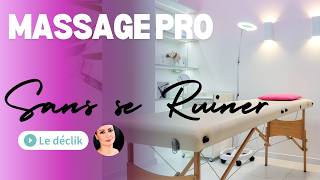 Masseuse a Domicile Demarrer son activite SANS SE RUINER