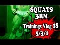 Squats 3RM - Raigeki Fitness on Wendler 5/3/1