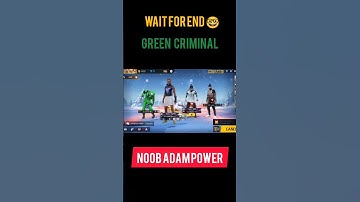 😀noob prank in free fire OMG 😱 golden season 1,2 and 4 with green criminal #prank #freefire #storts