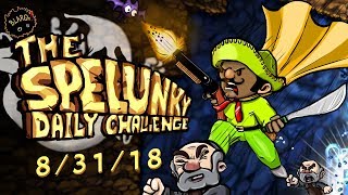 Blargh! Spelunky Daily Challenge, 8/31/18: The Most Skillful Rampage