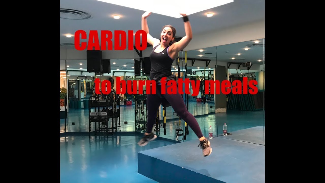 Cardio to burn fatty meals تمارين ما بعد تخبيص الاكل
