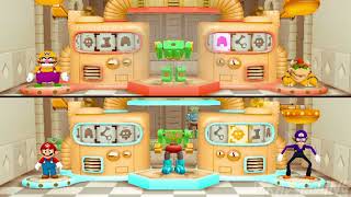 NGC| Mario Party 6 (2004) - Faire Square | 50 Turns, P1 Mario, Wario, Waluigi, Koopa Kid (Gameplay)