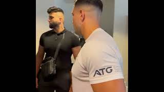 Tommy Fury arrives for the press conference