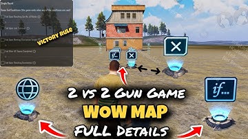 HOW TO MAKE 2 VS 2 GUN GAME WOW MAP | GUN GAME WOW MAP SETTING | WOW MAP GUN GAME TUTORIAL