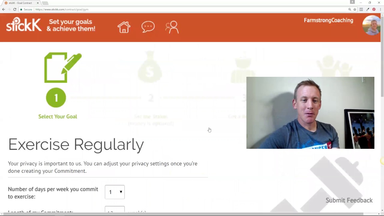 Stickk to your goals! | How Farmstrong Coaching can help you Stickk to your goals.