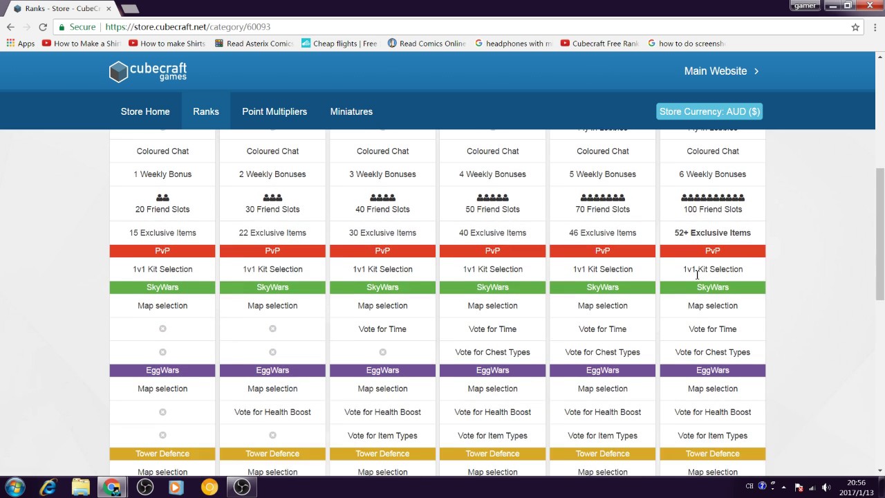 Cube Craft Java Ranks how to get any ranks on cubecraft for free without offers - YouTube