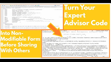 How To Export Meta Trader Expert Advisor (EA) So Others Can