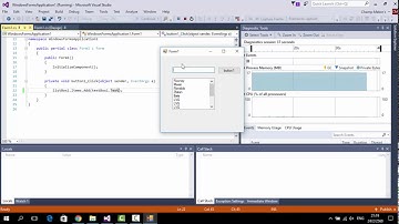 Thai : Basic C# Part 10 Adding Picturebox in Form.