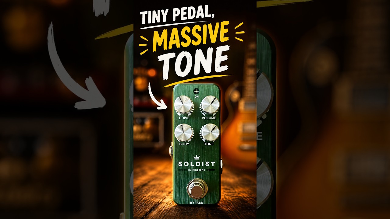 The Soloist Overdrive Pedal by KingTone #guitarpedals #guitar