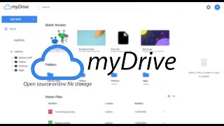 MyDrive - Open source cloud storage (Node.js, React, Typescript, MongoDB, Amazon S3)