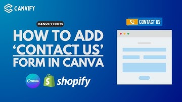 How to Add "Contact Us" Forms in Canva Websites Using Tally.so and Import to Shopify
