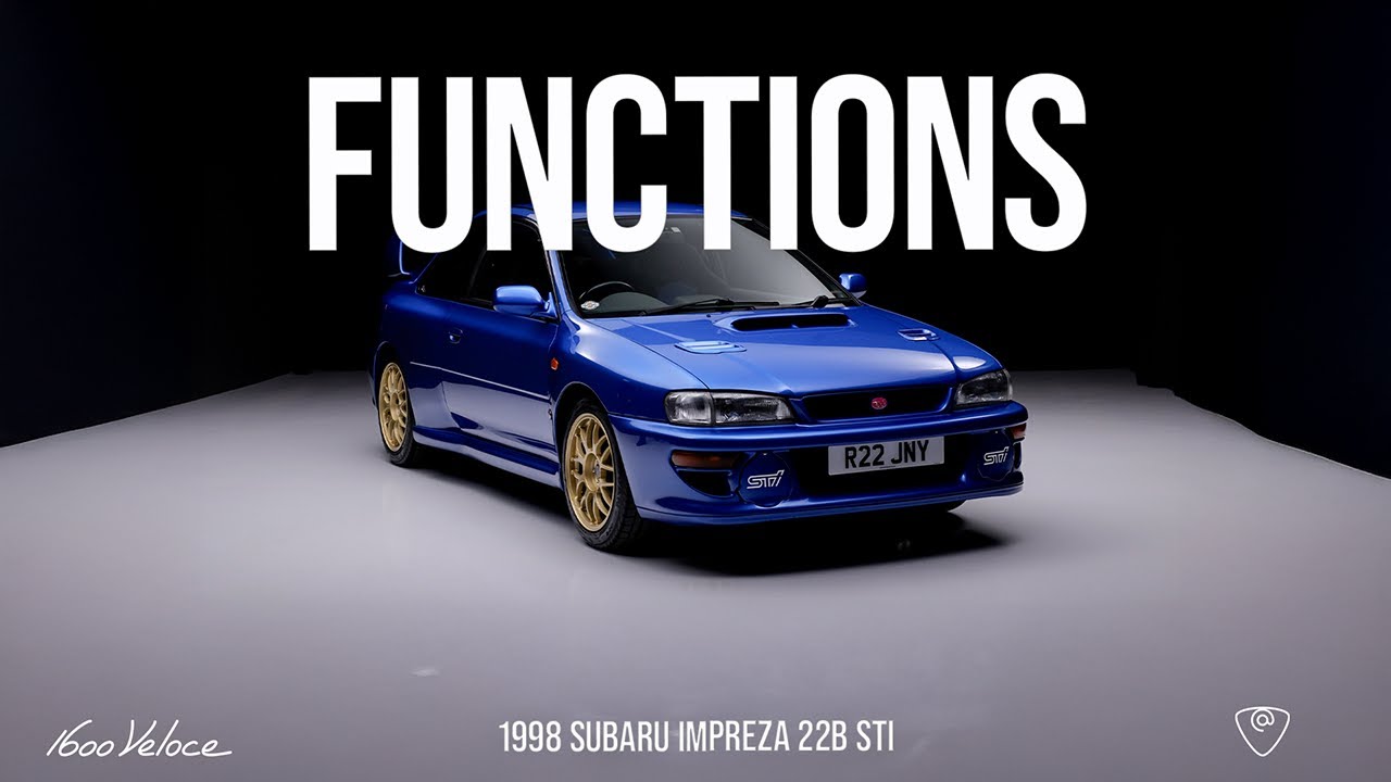 1998 Subaru Impreza 22B STi | Functions