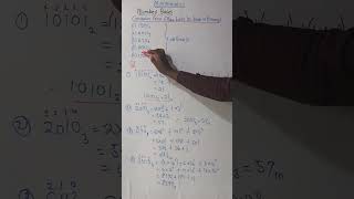 Chapter 7: (Part A): Number Bases: Denary, Decimal,Binary, Bicimal,Octal and Hexadecimal systems.