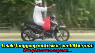 MUNGKIN LELAKI Ni Tunggang Motosikal Guna Niat Je