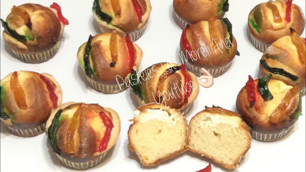 Cupcakes de Rosca de Reyes con Relleno deliciosas / leer caja de información 😘 ManteRoscas de Reyes