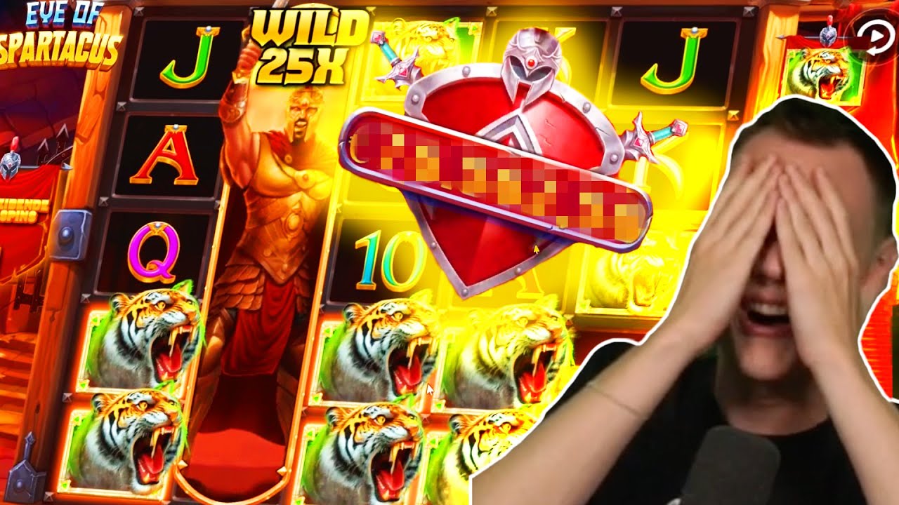 EYE OF SPARTACUS gönnt FAST 100.000 € 😱😱😱 | Casino Slot Stream Highlights