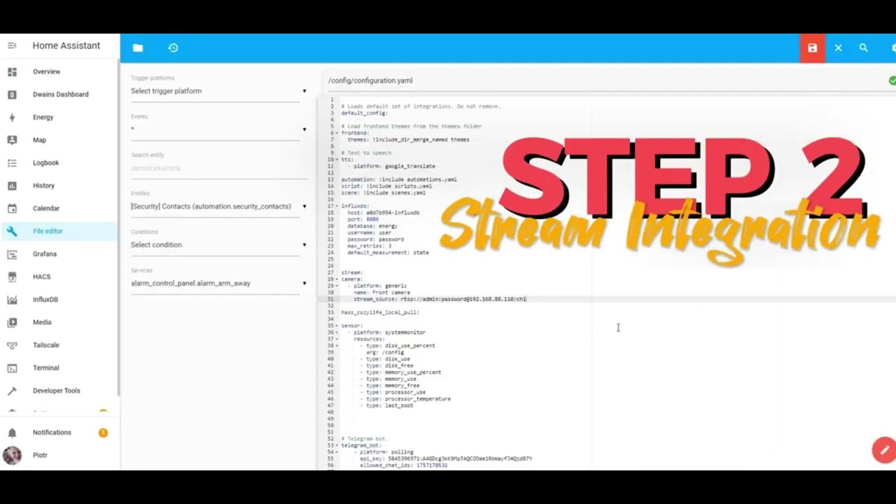 Home Assistant CCTV RTSP Integration | Step-by-Step Guide 