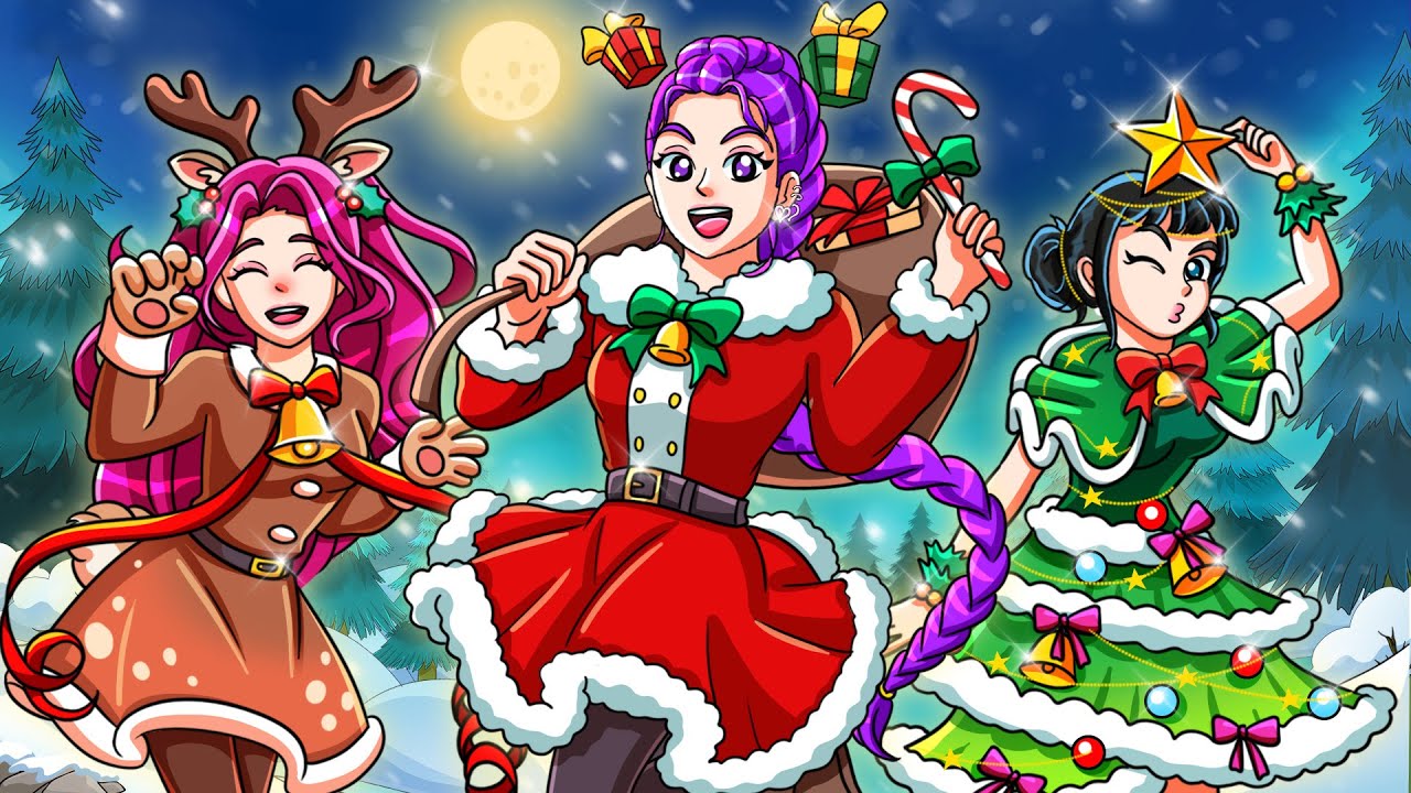 Kpop Demon Hunters: HUNTRIX, But They're CHRISTMAS?! | KPop Demon Hunters Animation