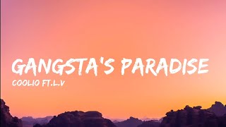 Coolio - Gangsta's Paradise | [ Sped Up + Lyrics ] | Ft.L.V