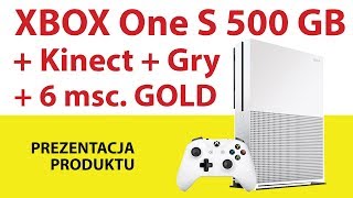 Mispend slette Tak for din hjælp Konsola MICROSOFT XBOX ONE S 500GB + Kinect + Gry + 6 msc. Xbox Live Gold -  YouTube