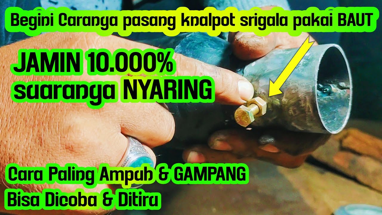 🔴Tutorial Cara Pasang Knalpot srigala pakai BAUT | VIRAL 2022_ALIFI VARIASI