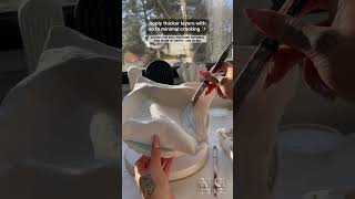 Minimalistic 3D Art Tutorial | My New Mixture | DIY Craft | Nicolina Savmarker #shorts #plasterart