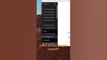 Como activar plugins ChatGPT