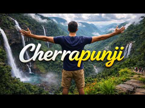Feel the Magic of Cherrapunji 🌧️ | మేఘాల మధ్య మాయ ప్రపంచం! #Meghalaya | Telugu Now