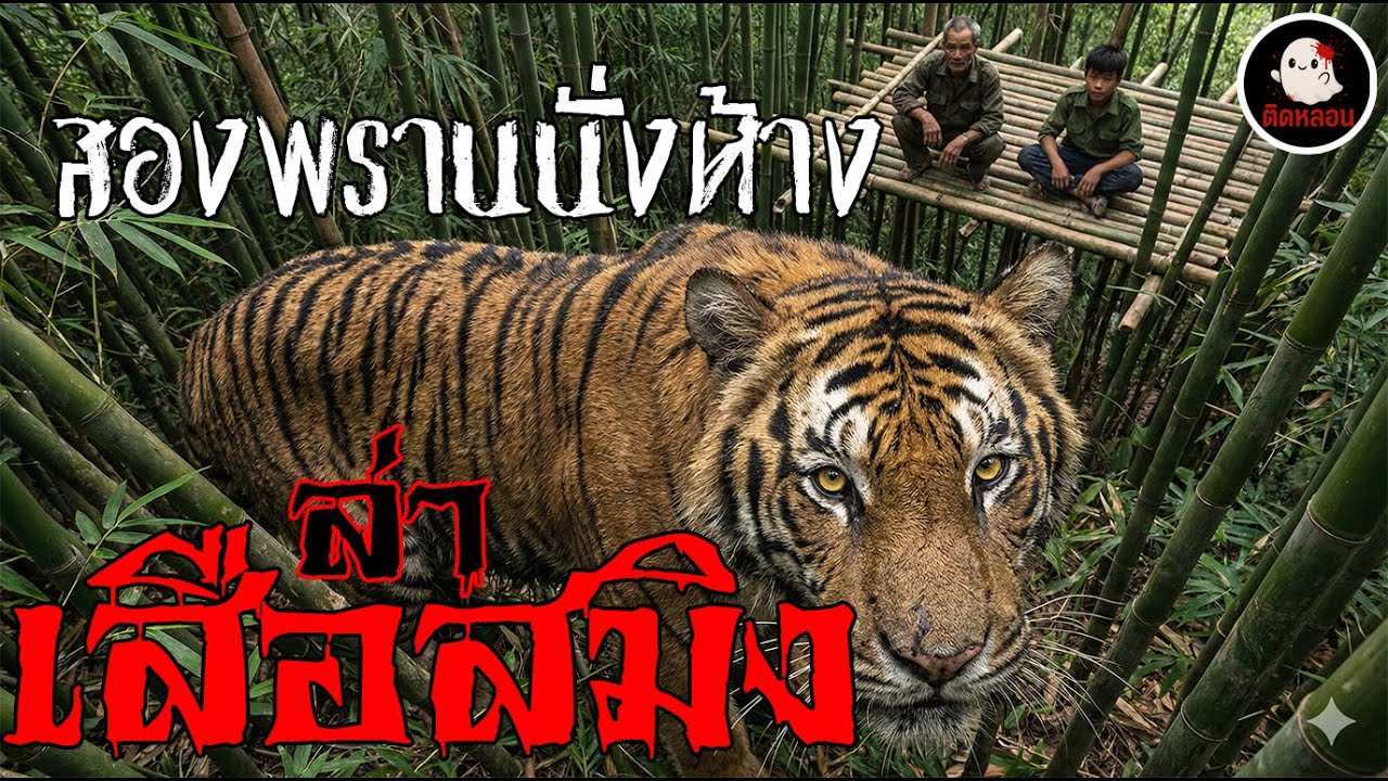 ติดหลอน สองพรานนั่งห้างล่าเสือสมิงดำคืนป่าปิด