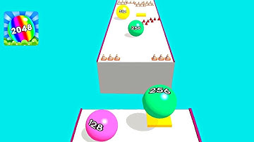 Ball Run 2048: Ball Games 3D ! All Levels Gameplay (151-160) android, ios