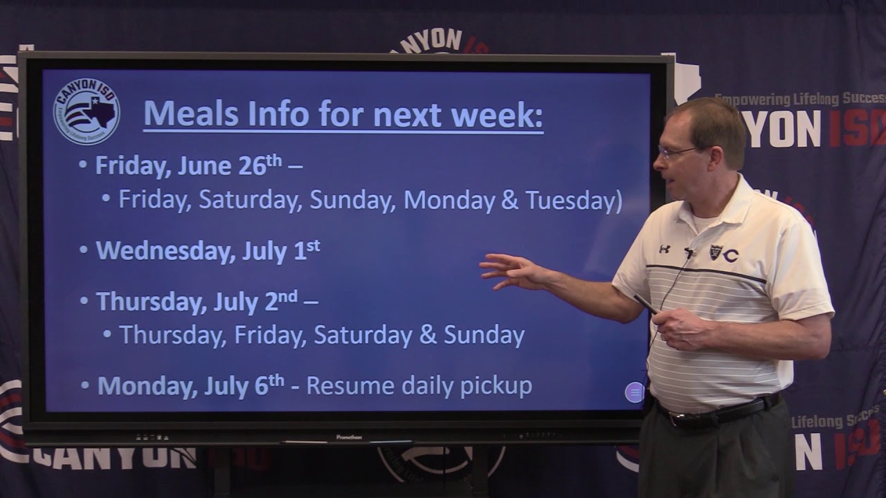 Canyon ISD update for June 24th