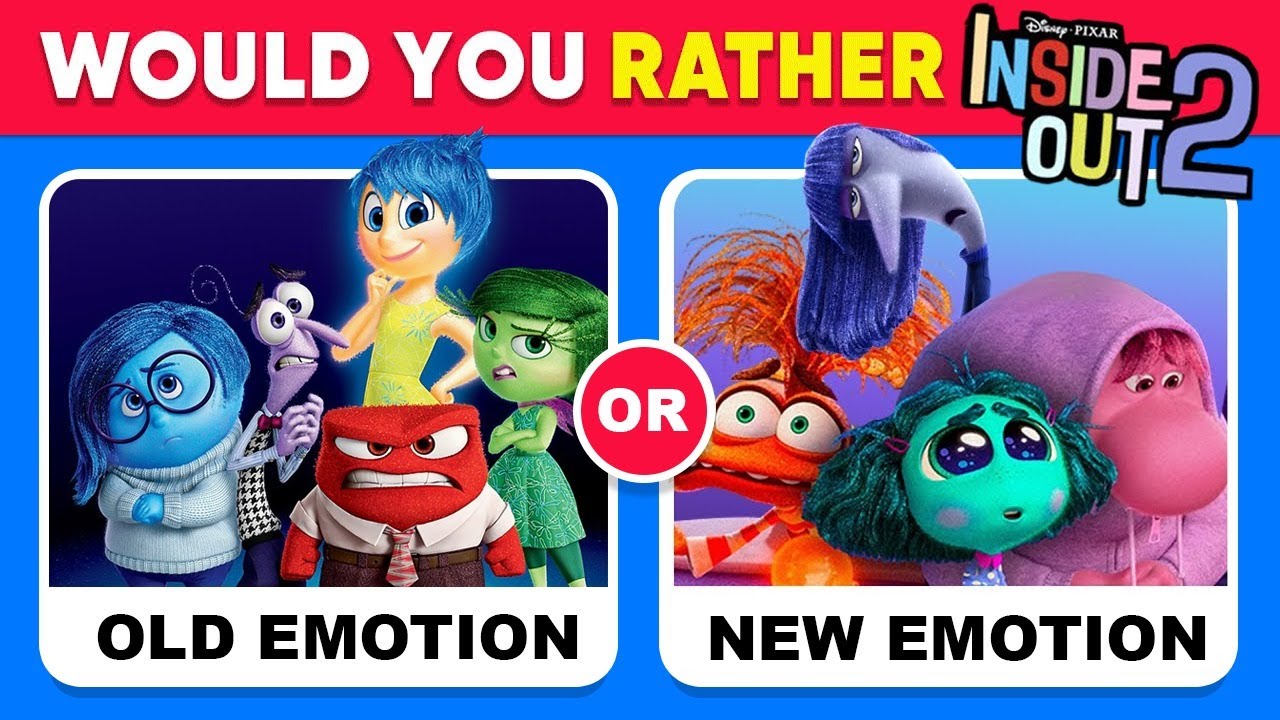 Would You Rather INSIDE OUT 2 Edition 🍿🎬 Inside Out 2 Movie Quiz - YouTube