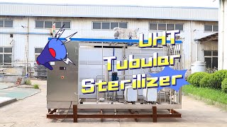 UHT tubular sterilizer Dairy sterilization equipment with the highest technical content