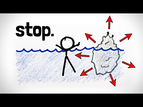 Video: Water expands or contracts when it freezes: simple physics