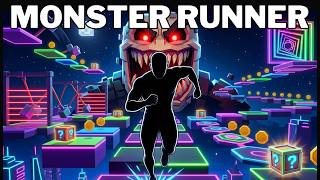 👹 NEON MONSTER RUN! 🛶 BOXING & ROWING SURVIVAL! 🏃‍♂️ Interactive PE Brain Break ⚡️ Immersive Warm UP screenshot 3