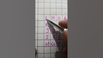 Drawing a checkered path with letters #drawing #line #maths #quiz #shorts #trending #viral #games