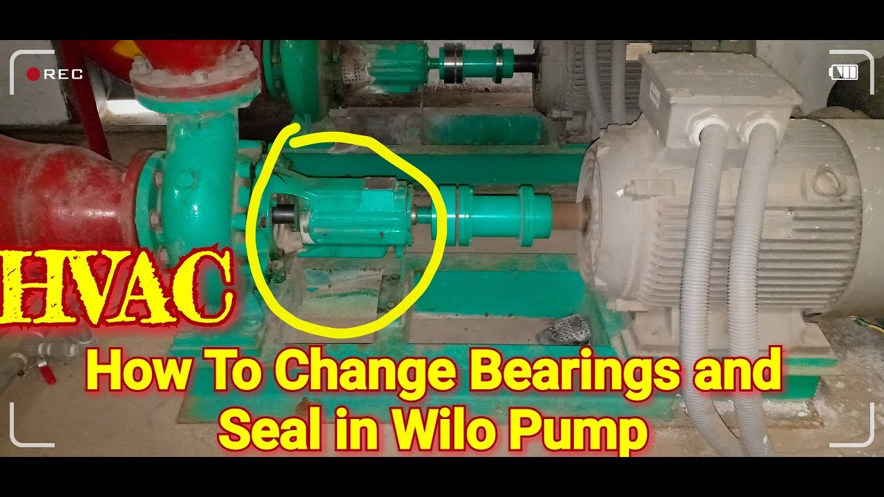 Condenser Water Pump Wilo Brand How To Seal And Bearings Change Related To Hvac In Hindi Urdu Youtube