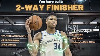 THE MOST DOMINANT 2-WAY FINISHER BUILD in NBA 2K20 - NBA 2K20 Best Build (Giannis Build)