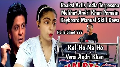 Di Balik Kekurangan,Reaksi Artis India Terpesona lihat Andri Khan Pemain Keyboard Manual ||KalHoNaHo