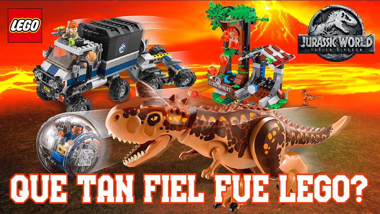 ¿¿¿QUE TAN FIEL FUE LEGO CON JURASSIC WORLD FALLEN KINGDOM??? / Analisis + Comparación Sets / 2018