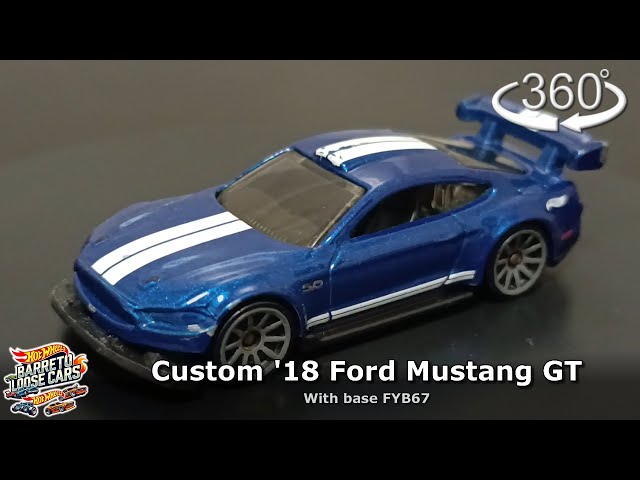 Custom '18 Ford Mustang GT - With base FYB67 | Hot Wheels | 1/64