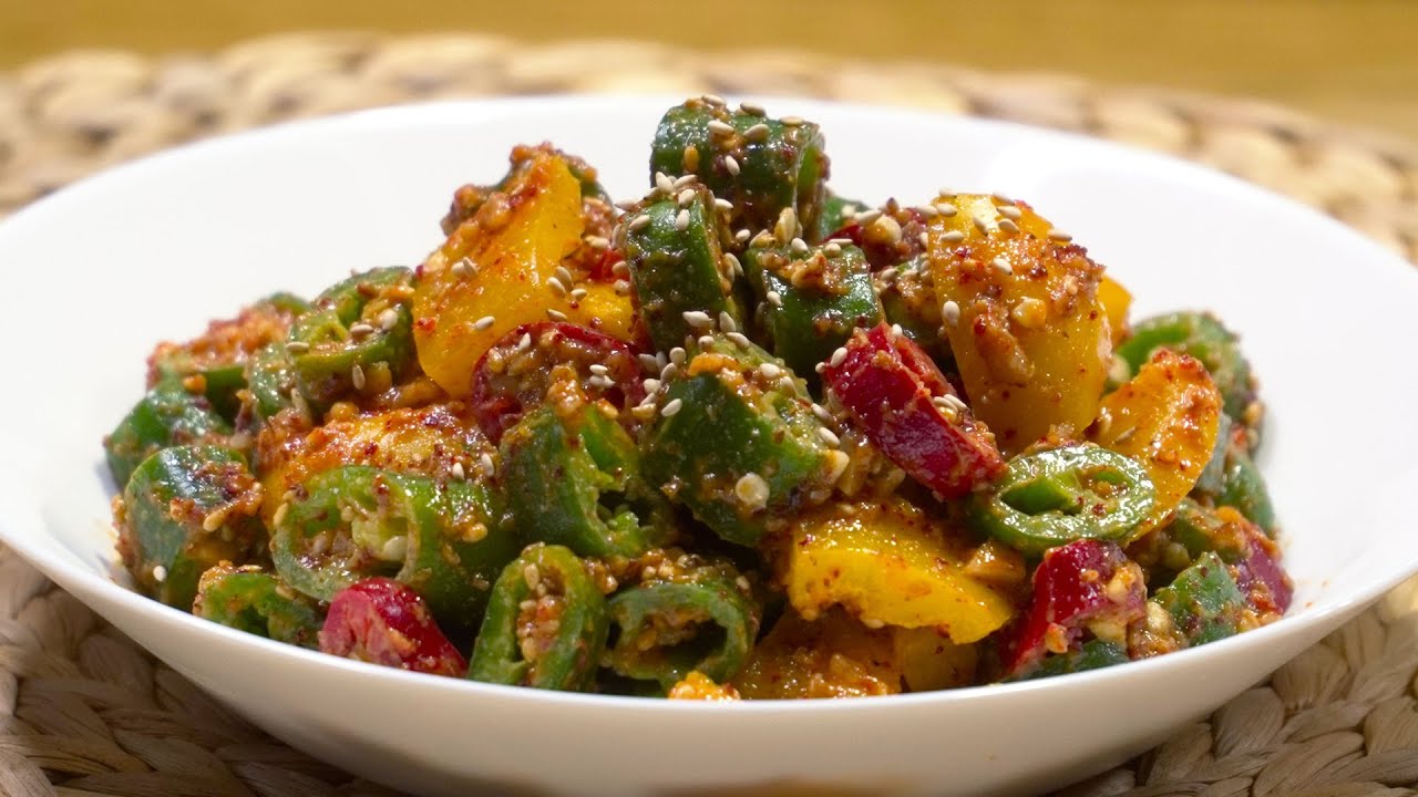 아삭이고추된장무침