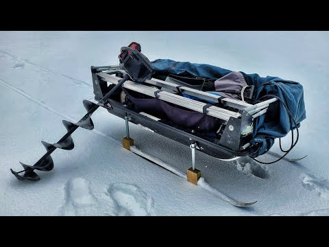 SMITTY SLED BUILD DIY!! - Light and Detachable for a Two Man Ice Fishing  Shanty 